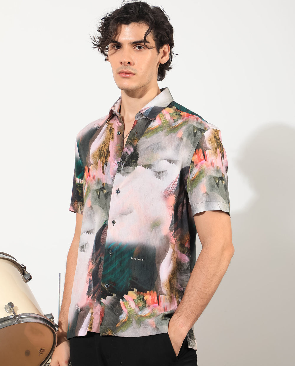 ABSTRACT PRINT SHIRT