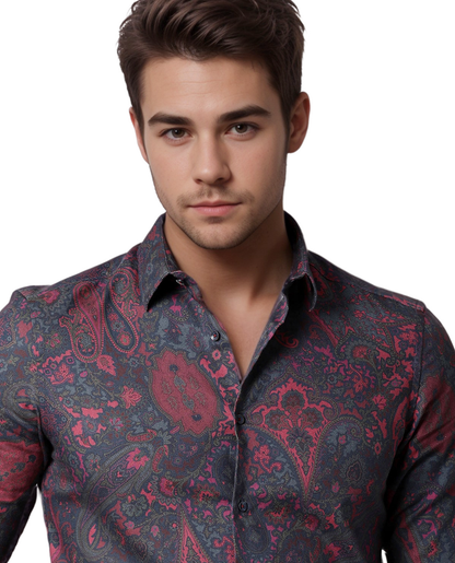 ABSTRACT PRINT SHIRT